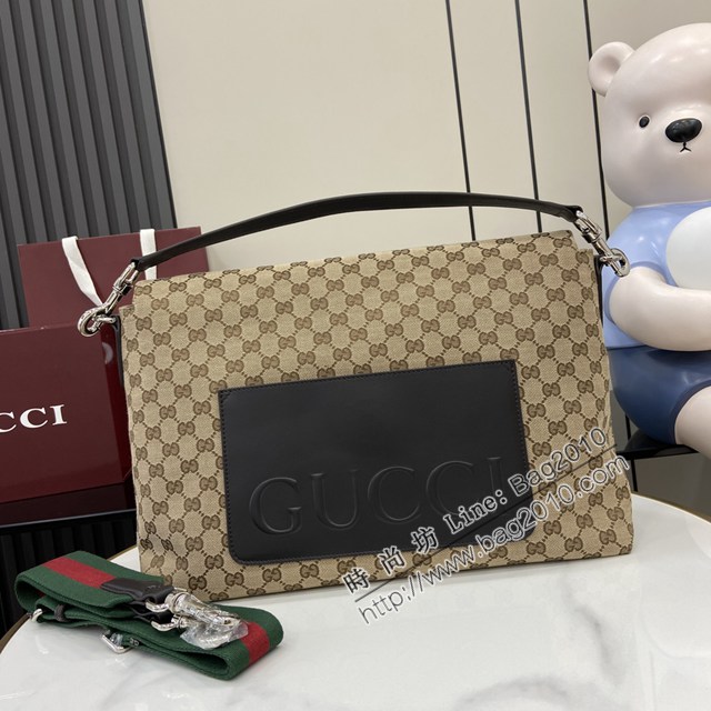 Gucci專櫃古馳2025春夏系列最新款男士手袋手提肩背包 jh2910型號：821616